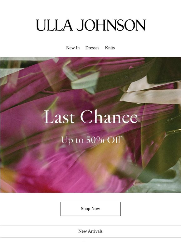 Last Chance: Seasonal Sale