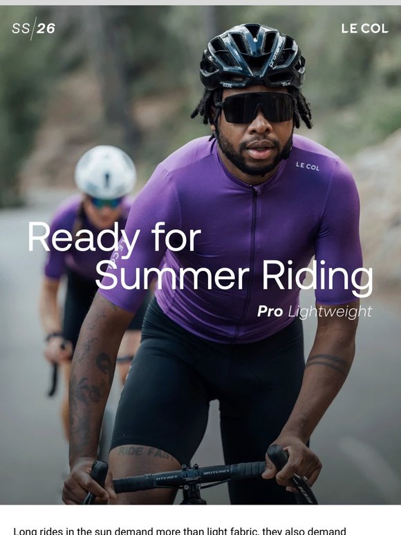 Engineered for Riding in the Heat