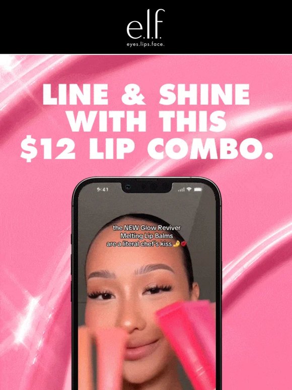 This lip combo is e.l.f.ing sweet 🫶🍭