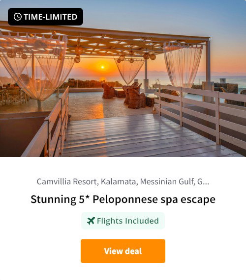 Stunning 5* Peloponnese spa escape