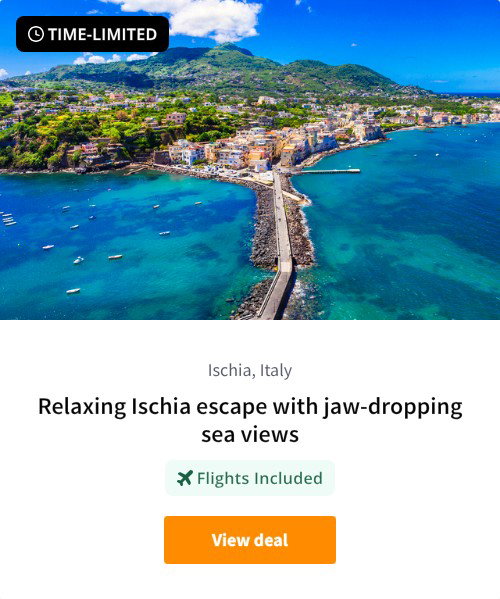 Relaxing Ischia escape with jaw-dropping sea views
