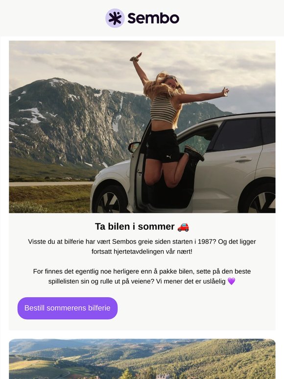 🚗 Ta bilen til varmen i sommer