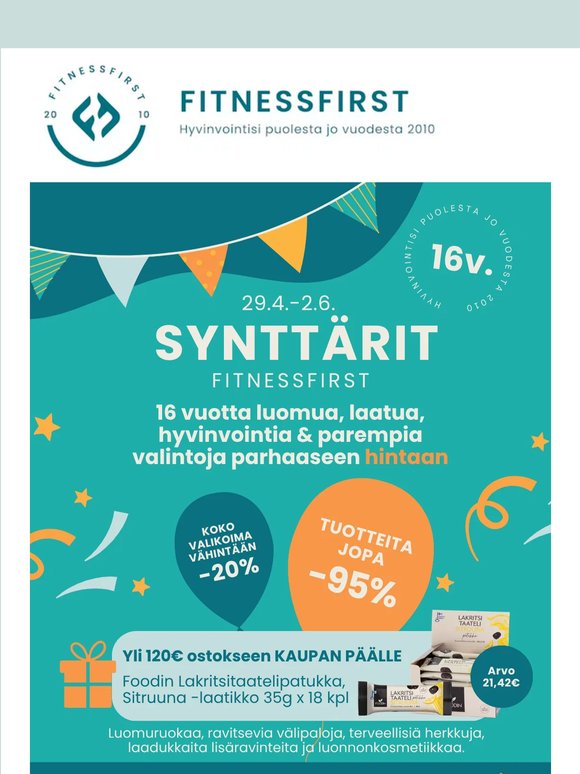 Koko valikoima alkaen -20% 🔥