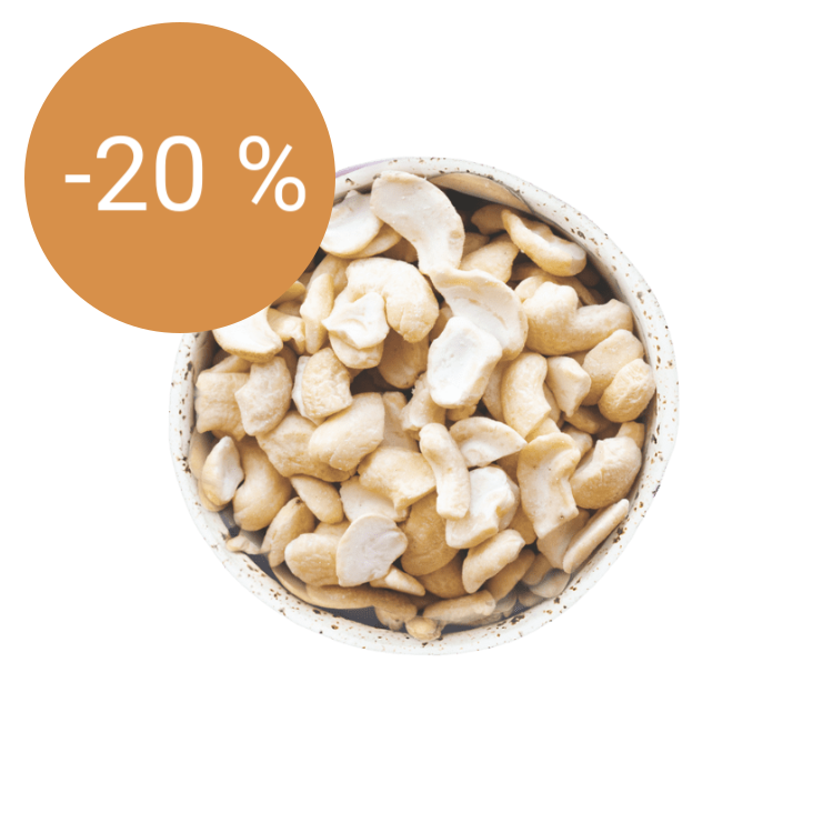 Image of FitnessFirst Cashewpähkinä, luomu, leivonta, 1kg