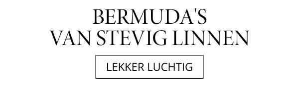 Bermuda's van stevig linnen