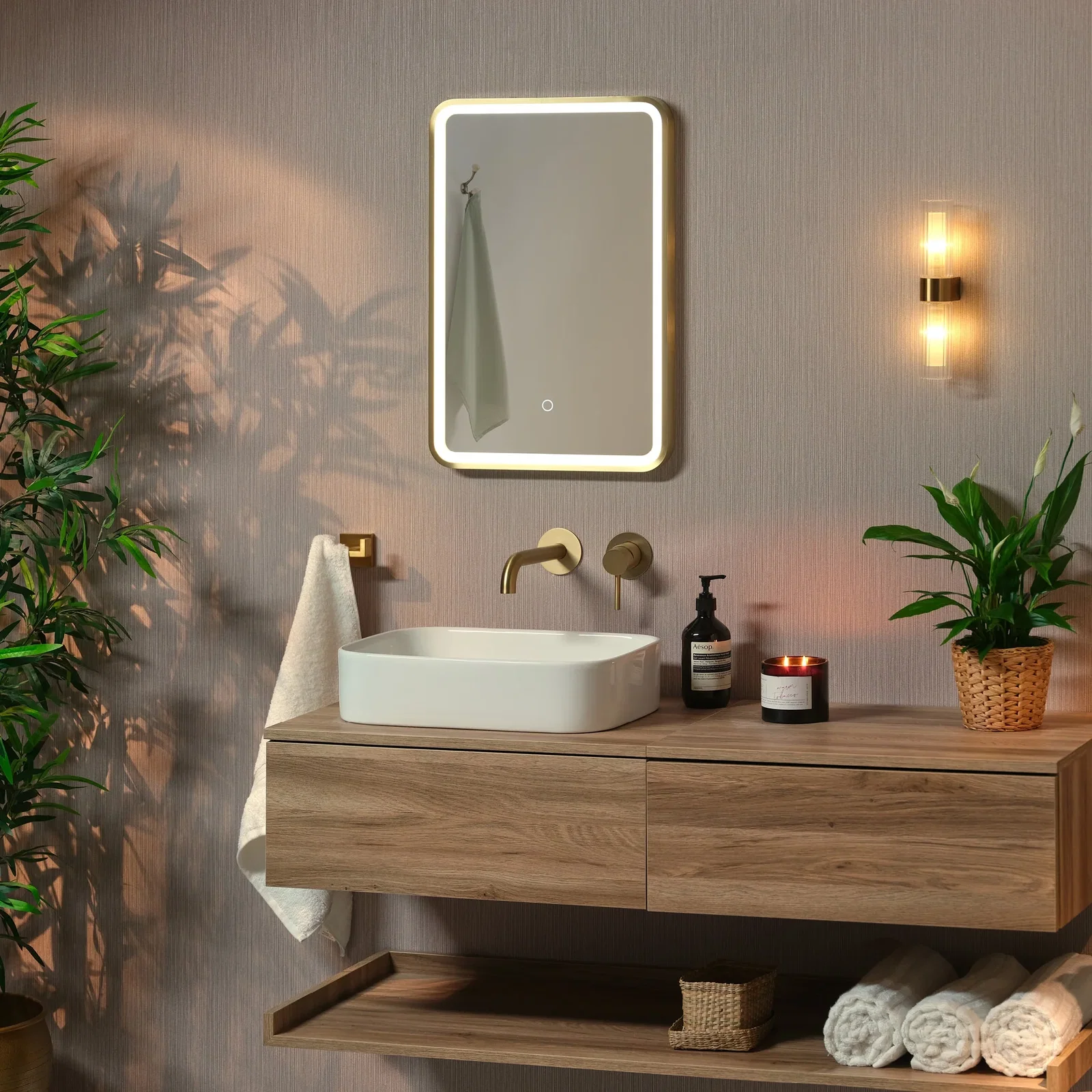 Image of Kali Rectangle LED Illuminated Mirror