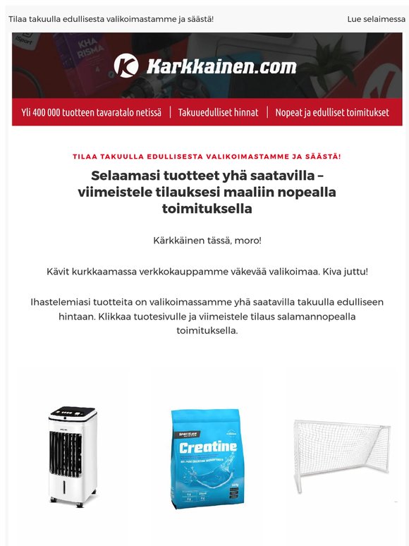Katselit näitä tuotteita - Joko laitetaan tilaten? 👀