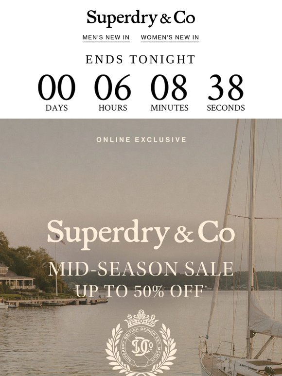 Final Hours to Save Up to 50% Off