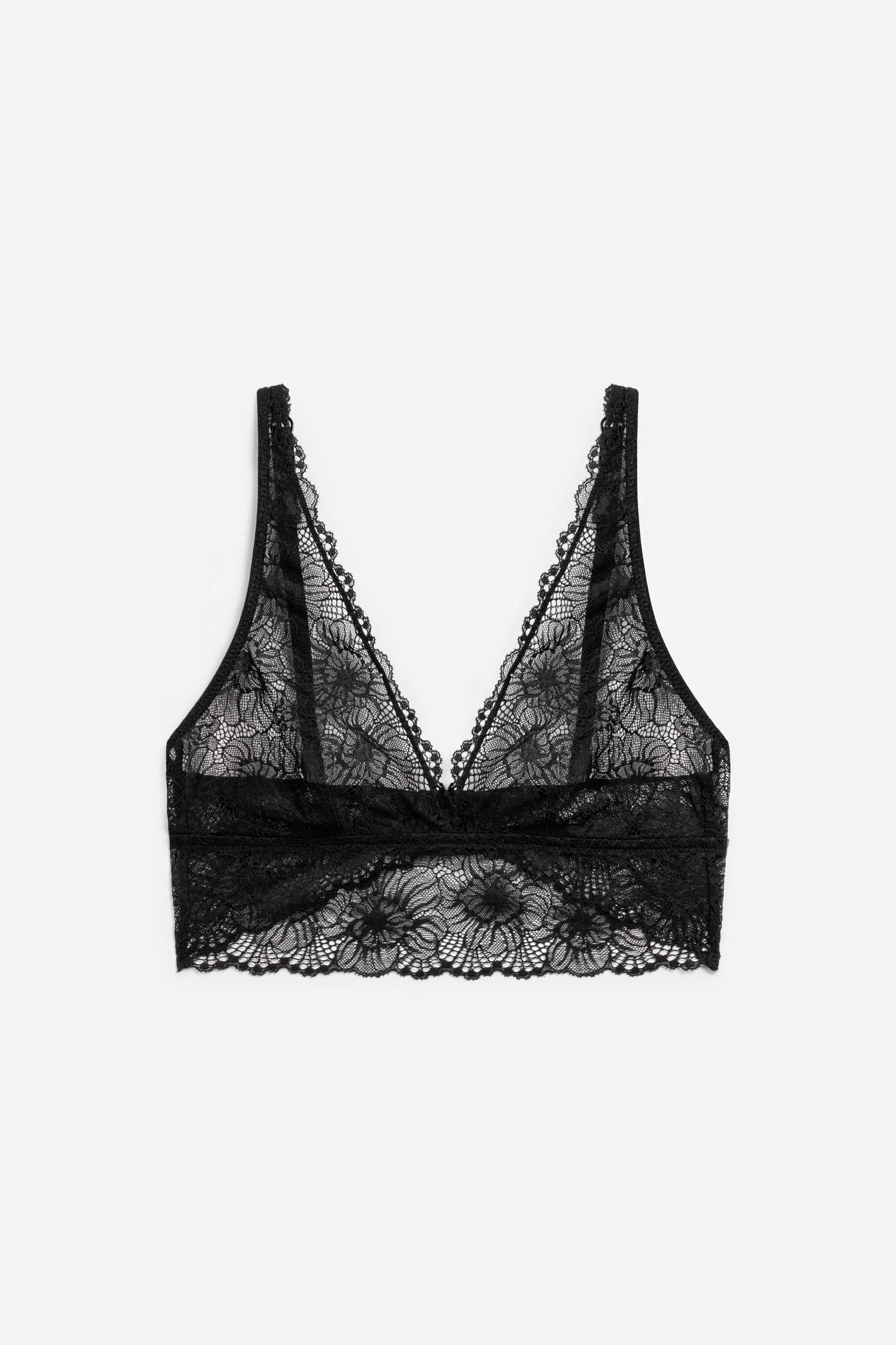 Image of Zinnia Soft Plunge Bra | Black