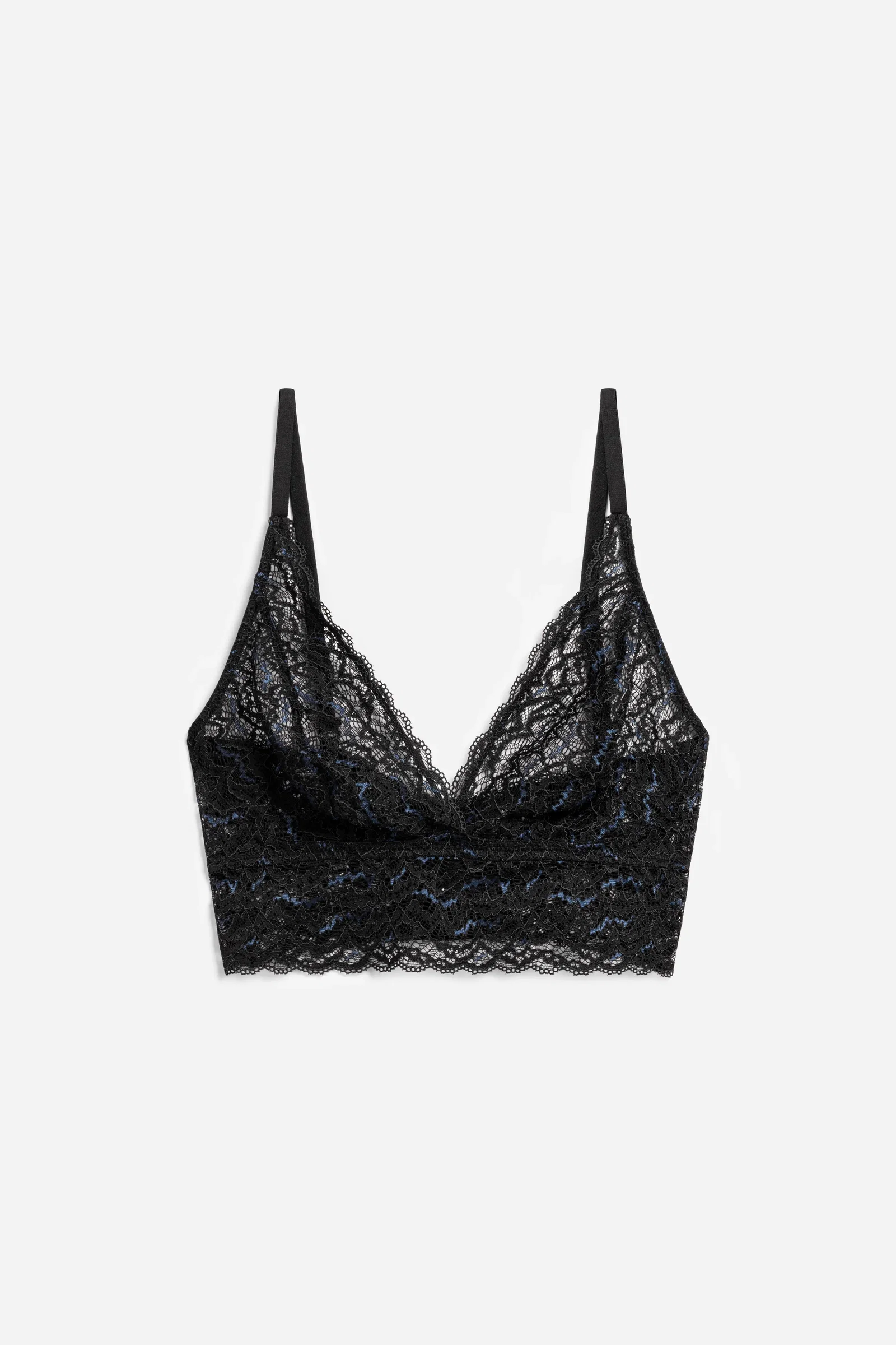 Image of Arya Soft Triangle Bra | Black Teal