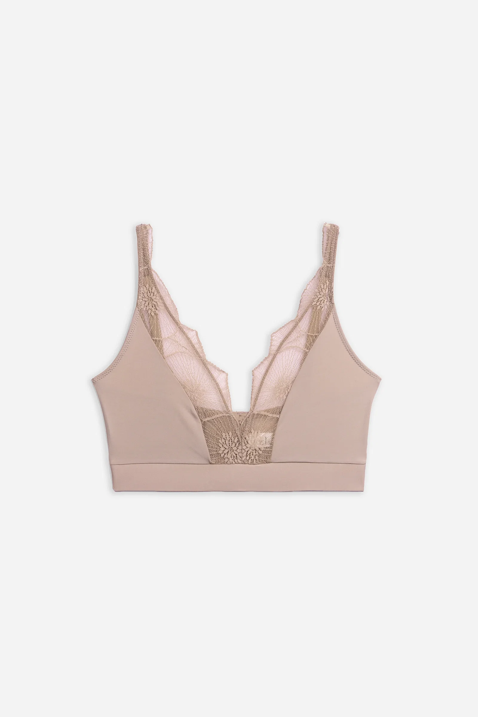 Image of Anemone Soft High Apex Bra | Nude
