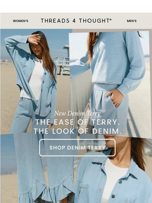 Denim Terry, Made for Coastal Days