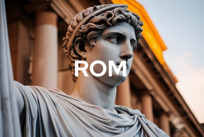 Kaiser-Statue in Rom