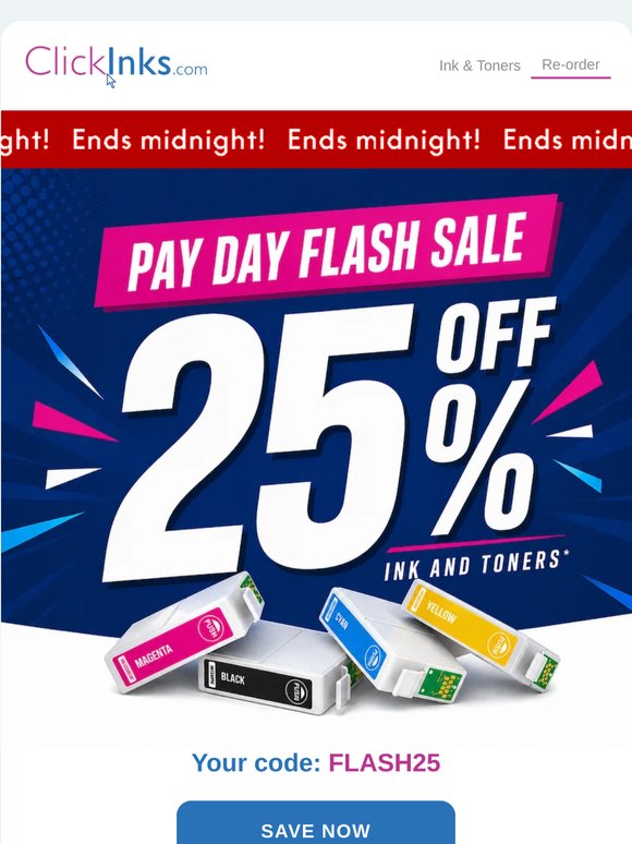Sale Ends Tonight ⌛ 25% OFF