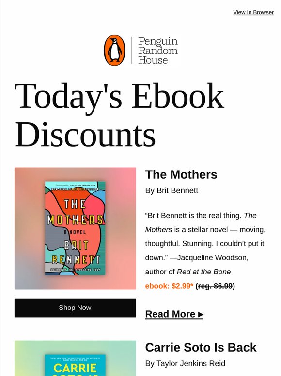 Today's Ebook Discounts: Beach Reads