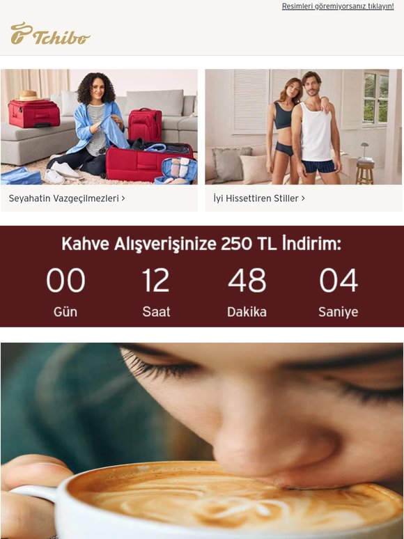 Çekirdek, kapsül, filtre… Hepsinde 250 TL İndirim! ☕💛