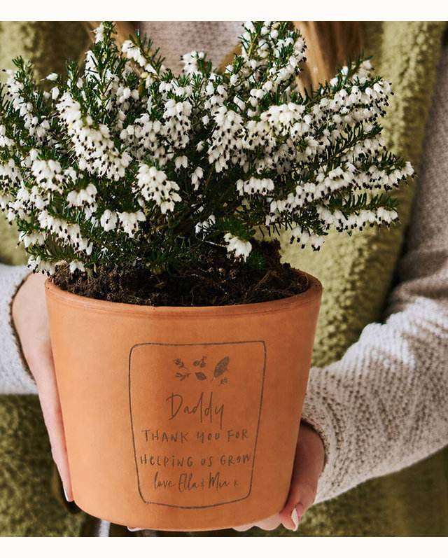 Terracotta Personalised Plant Pot