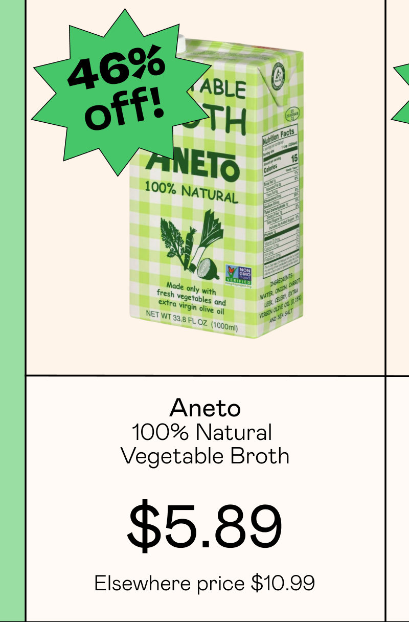 100% Natural Vegetable Broth
