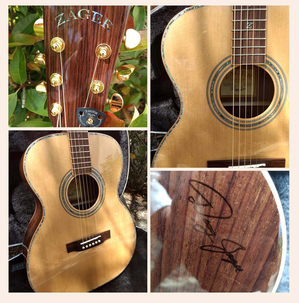 ZAD900 Solid Spruce/Rosewood Acoustic Pro Series Smaller “OM”