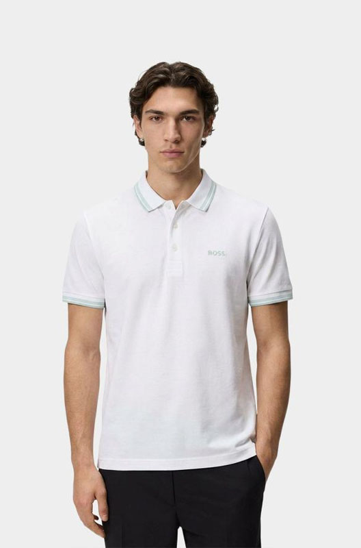 BOSS Green Polo Wit