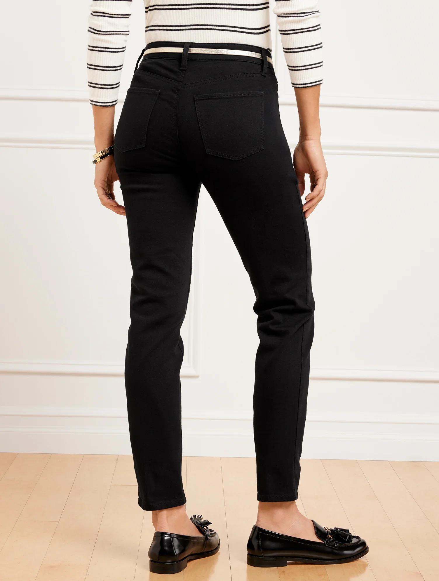 Image of Slim Ankle Jeans - Black