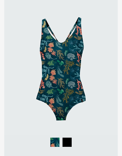 Women's Senara V-Neck Printed Swimsuit | Finisterre 