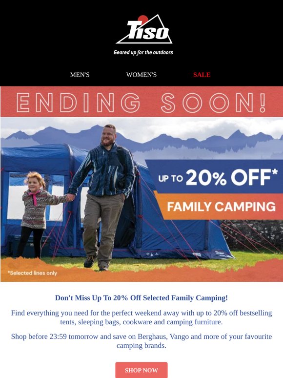Save On Bestselling Gear From Vango, Berghaus & More