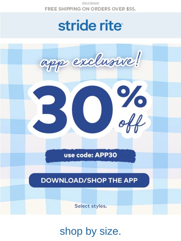 Shop on the App and Save 30%: Our Treat 😁