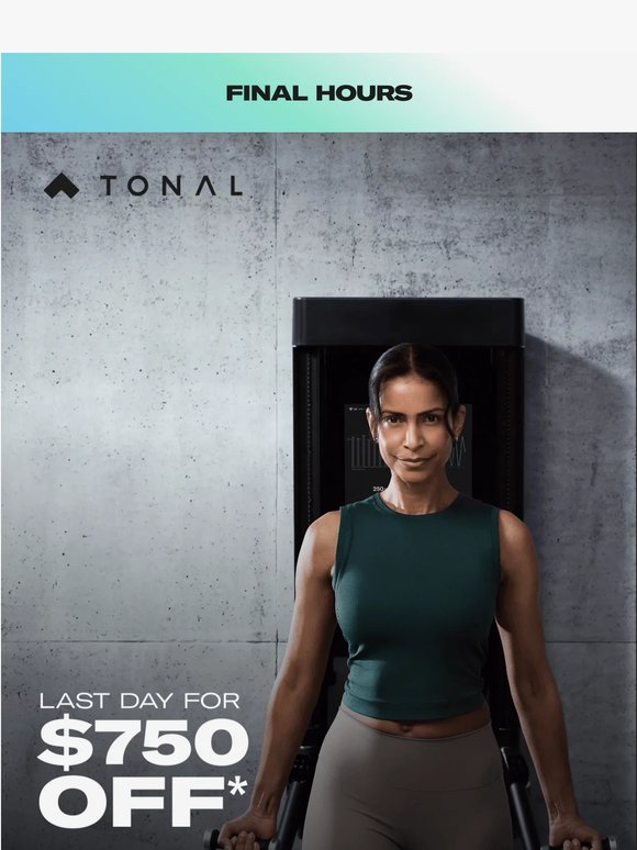 $750 off ends today.
