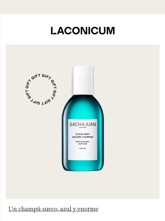 Te regalamos un champú sueco, enorme y azul. Y volumen para tu melena