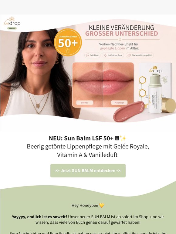 (GANZ NEU) Sun Balm LSF 50 + 🫦☀️