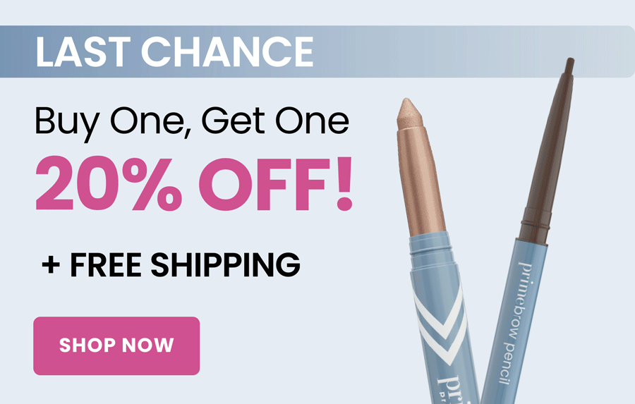 Last chance: Buy One, Get One 20% OFF + FREE Shipping! 