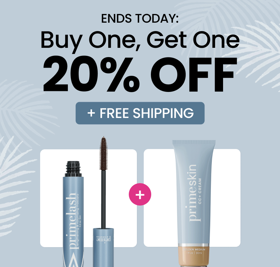 ENDS TODAY: BUY 1, GET 1 20% OFF + FREE SHIPPING