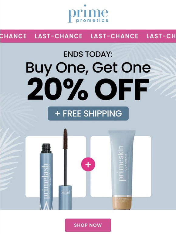 20% Off Every Second Items + FREE SHIPPING ends soon!