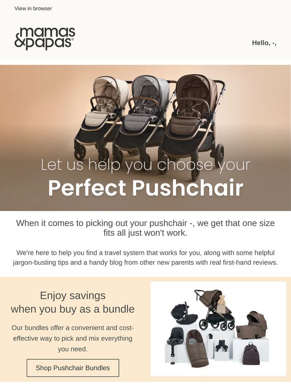 We can help you choose, —