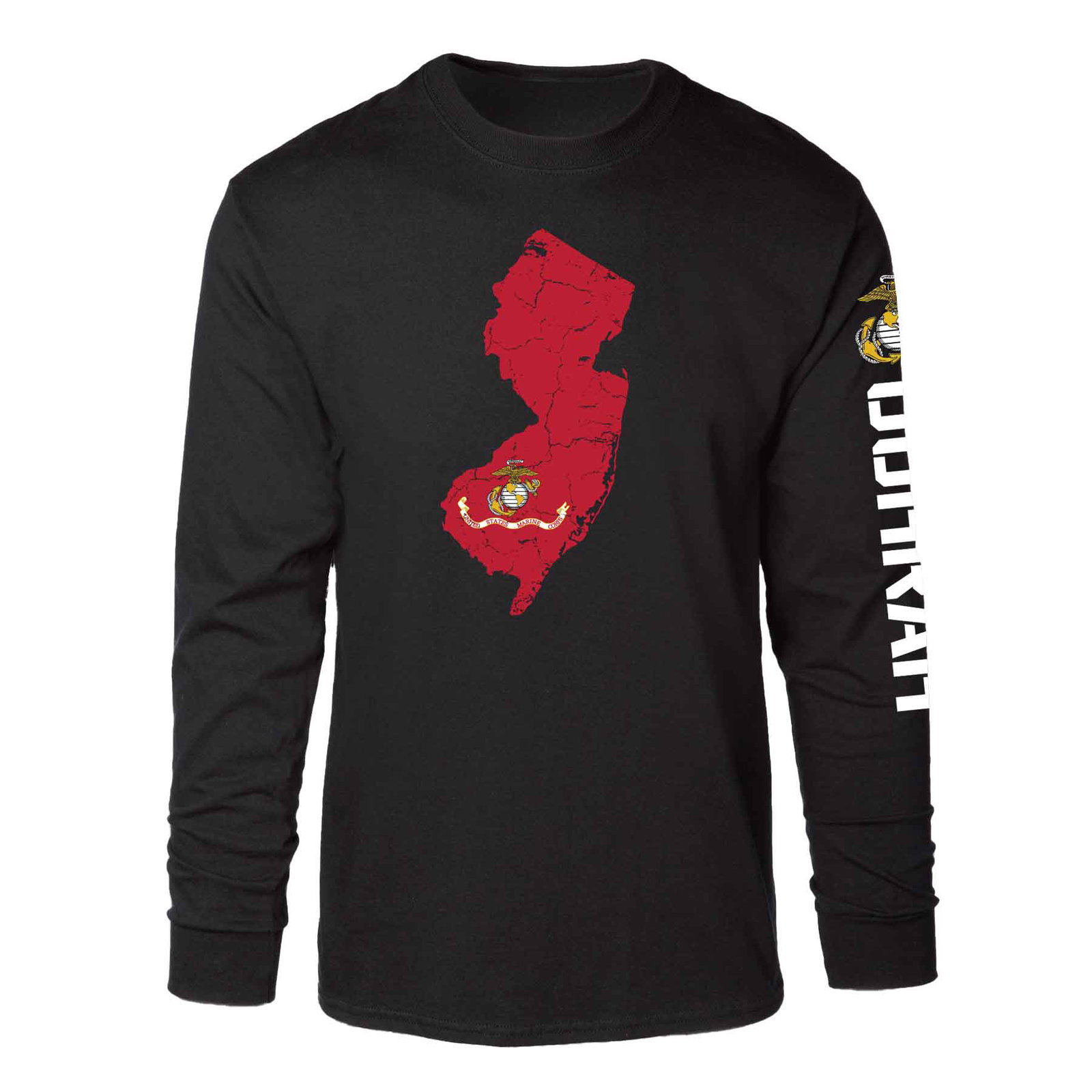 Image of USMC Choose Your State Long Sleeve Shirt