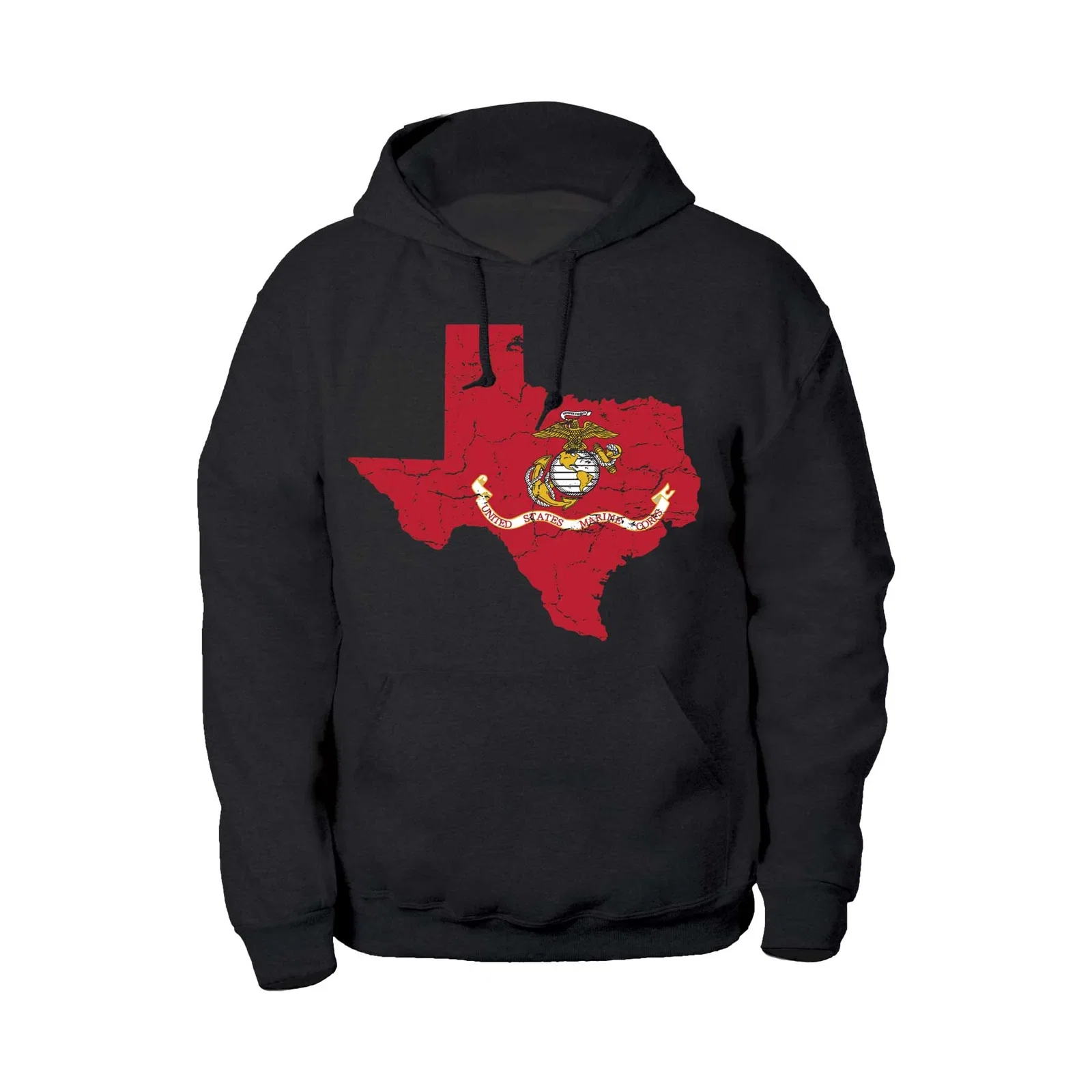 Image of USMC Flag Choose Your State Hoodie