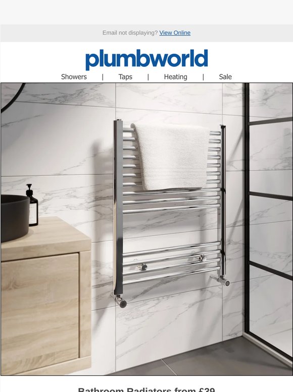 Bathroom Radiators from £39