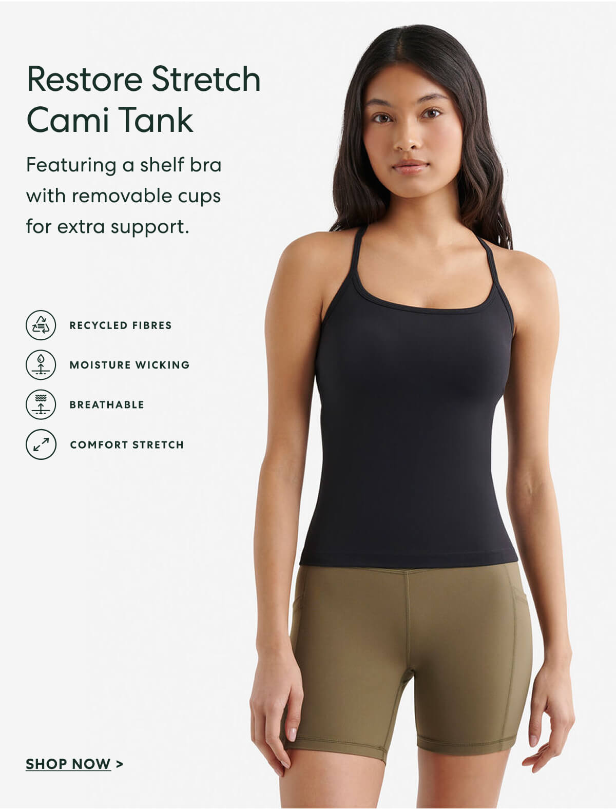 Restore Stretch Cami Tank