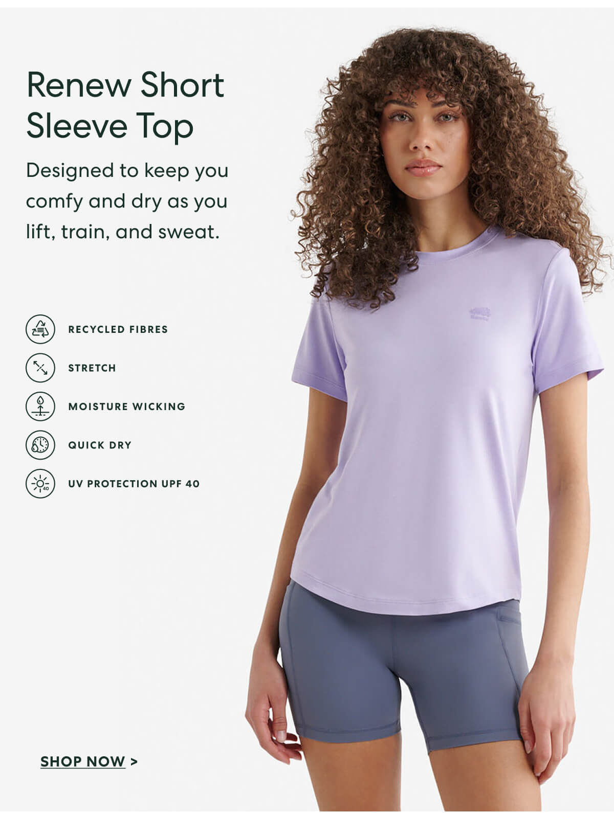 Renew Knit Classic Short Sleeve Top