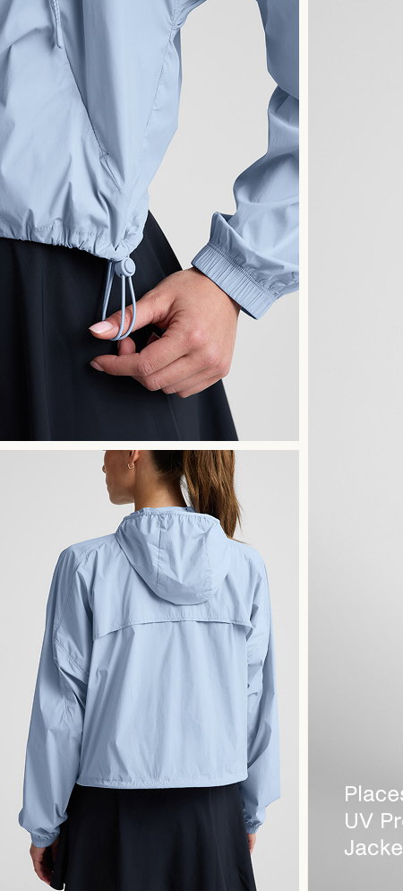 Places To Go UV Protection Jacket in Pastel Periwinkle