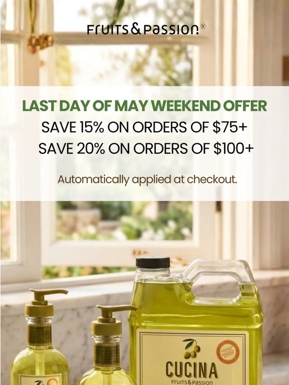 Ends Tonight: Your May Savings Are Almost Gone