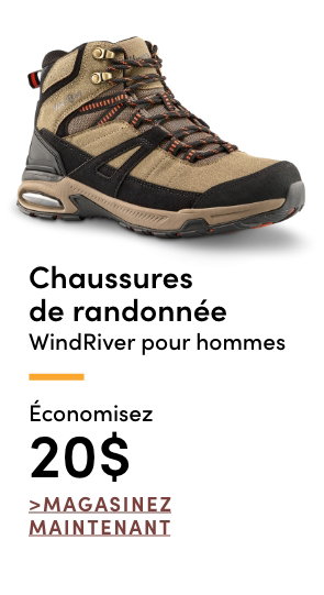 Chaussures de randonnée WindRiver pour hommes économisez 20$