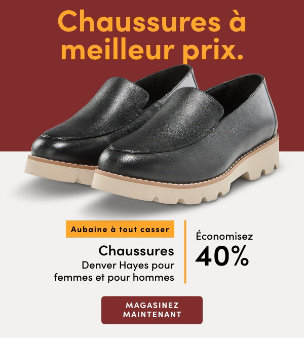 Aubaine à Tout Casser Chaussures Denver Hayes pour femmes et pour hommes économisez 40%