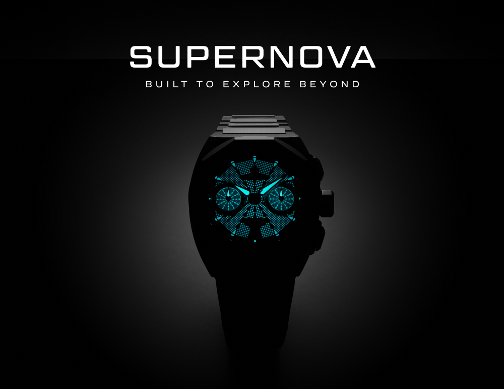 Supernova Chronograph Bracelet in Lume