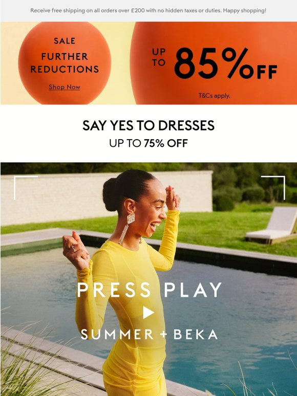 Dresses that complete your summer