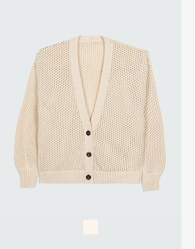 Women's Pol Open Stitch Cardigan | Finisterre