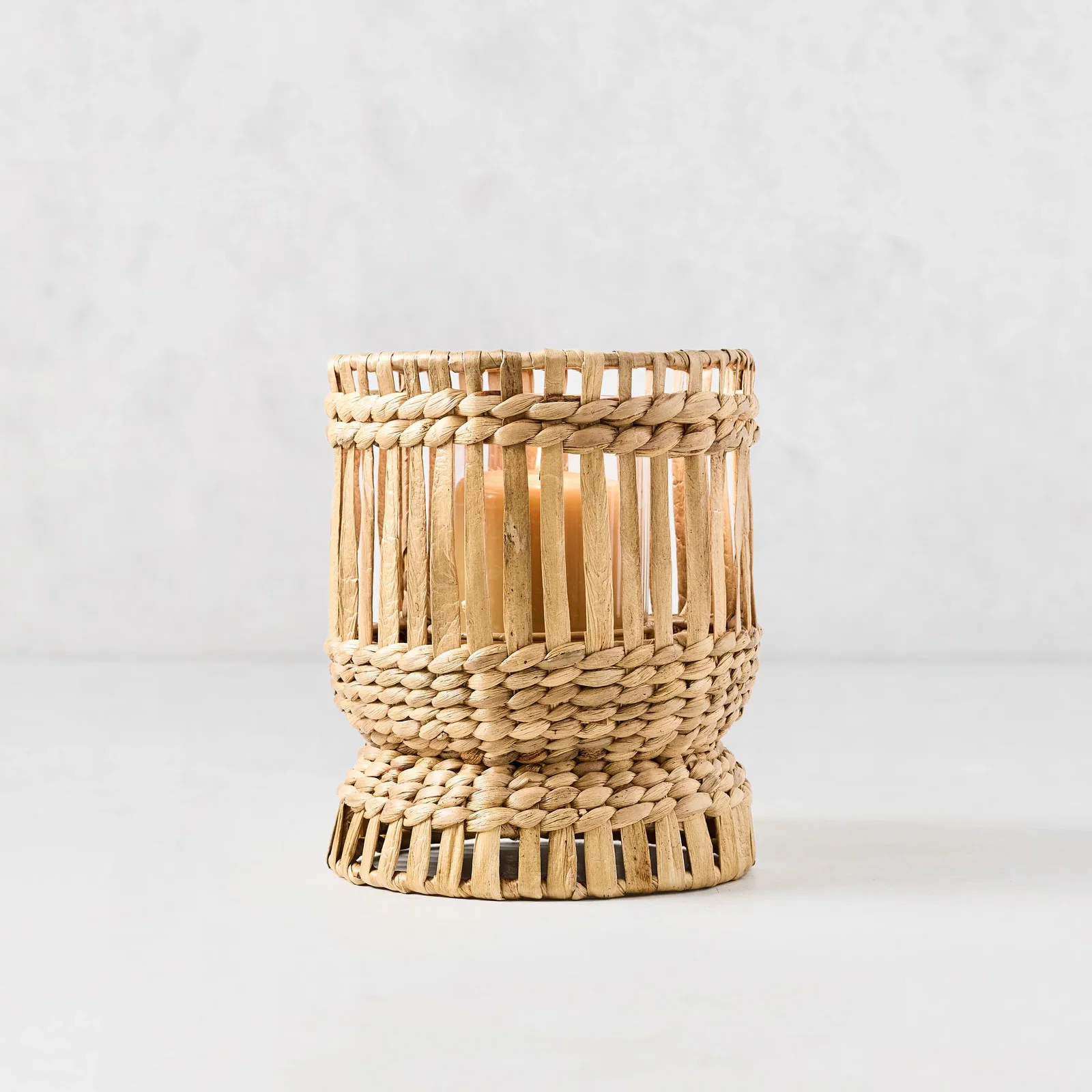 Image of Bali Small Woven Hyacinth Hurricane