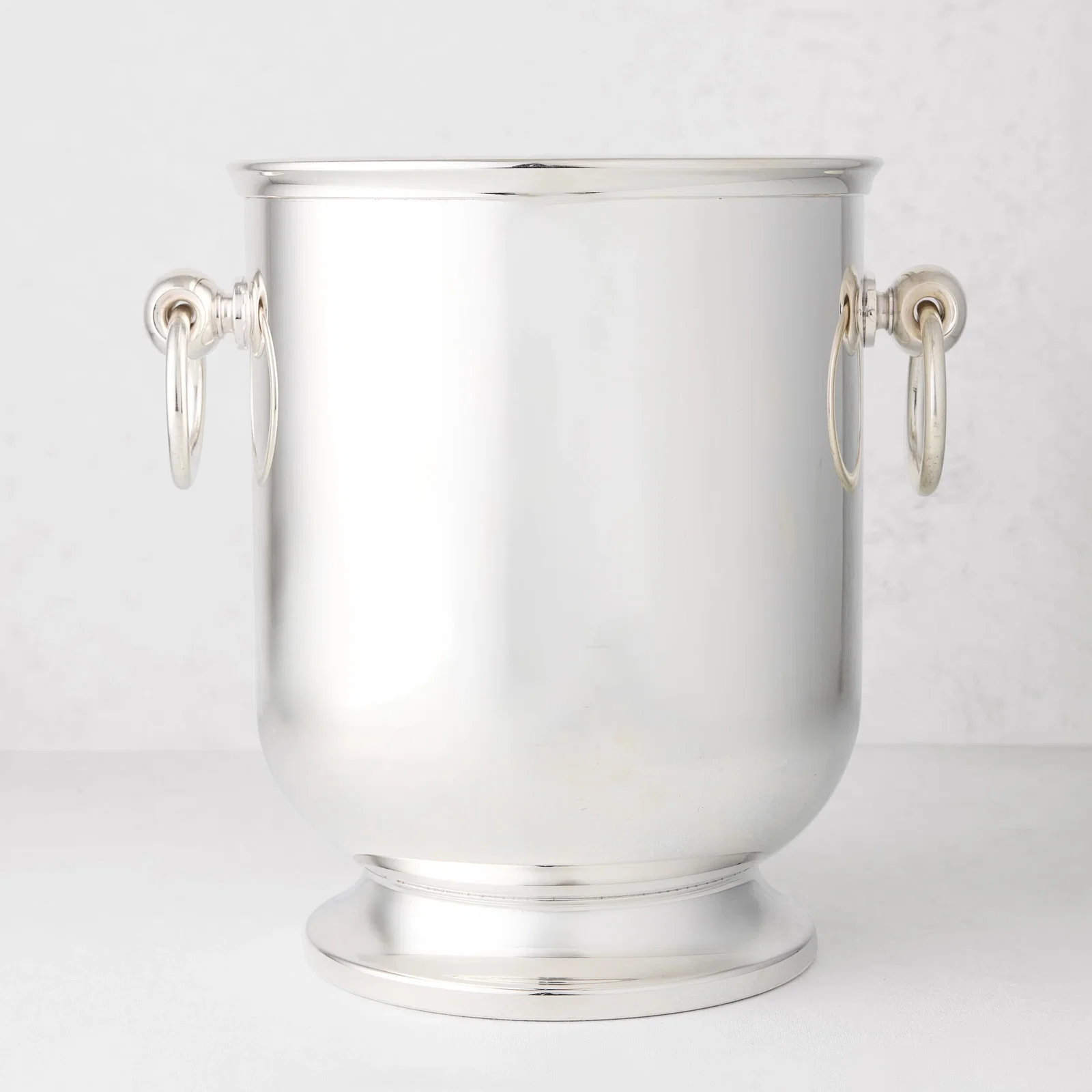 Image of Vintage Silverplate Olive Champagne Bucket