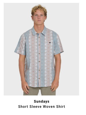 Sundays Short Sleeve Woven Shirt